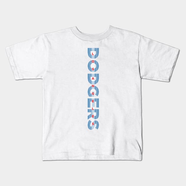 LA Dodgers 7 Kids T-Shirt by HooPet